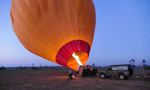 Vol en montgolfière