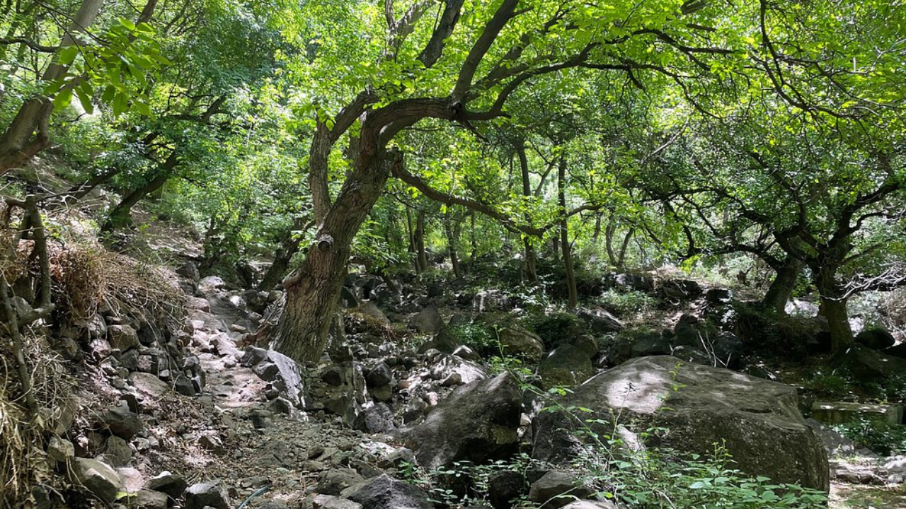 Les trois vallées et des chutes d'eau