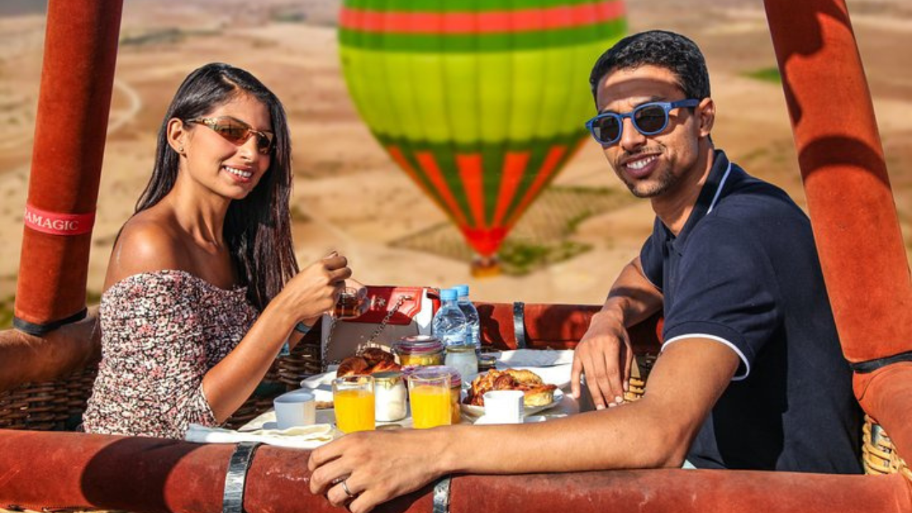 Vol en montgolfière avec petit-déjeuner gastronomique