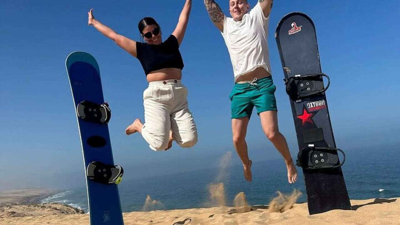 Sandboarding avec vue panoramique