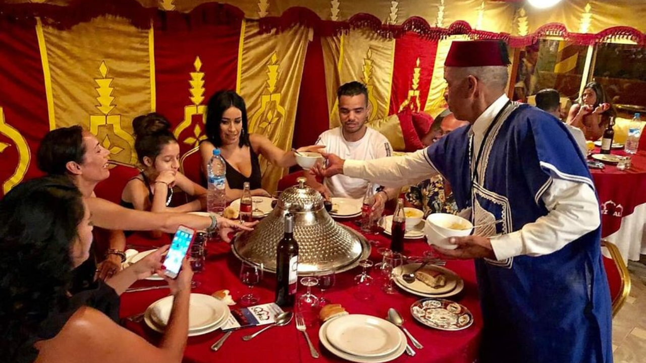 spectacle au restaurant marocain Fantasia