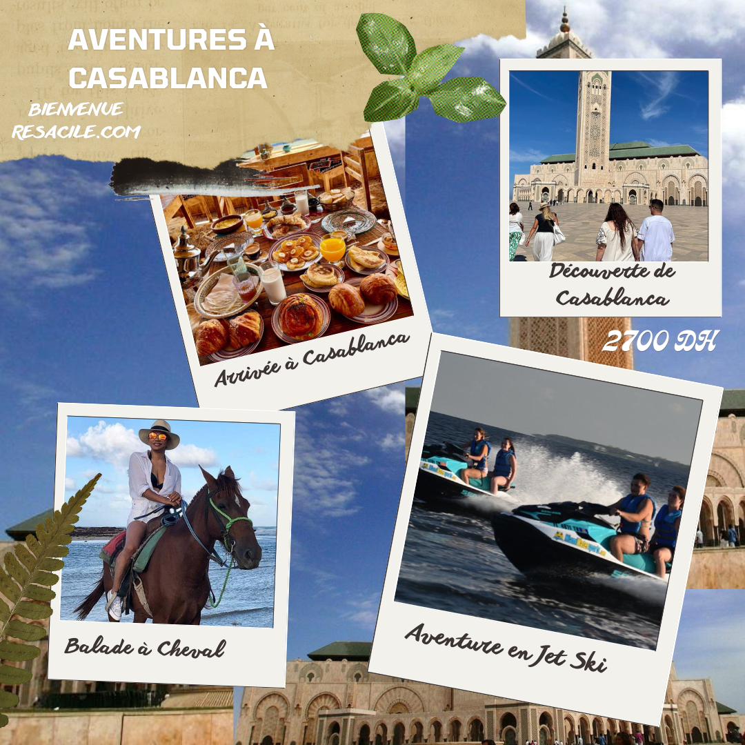Casablanca : Balade à Cheval et Jet Ski