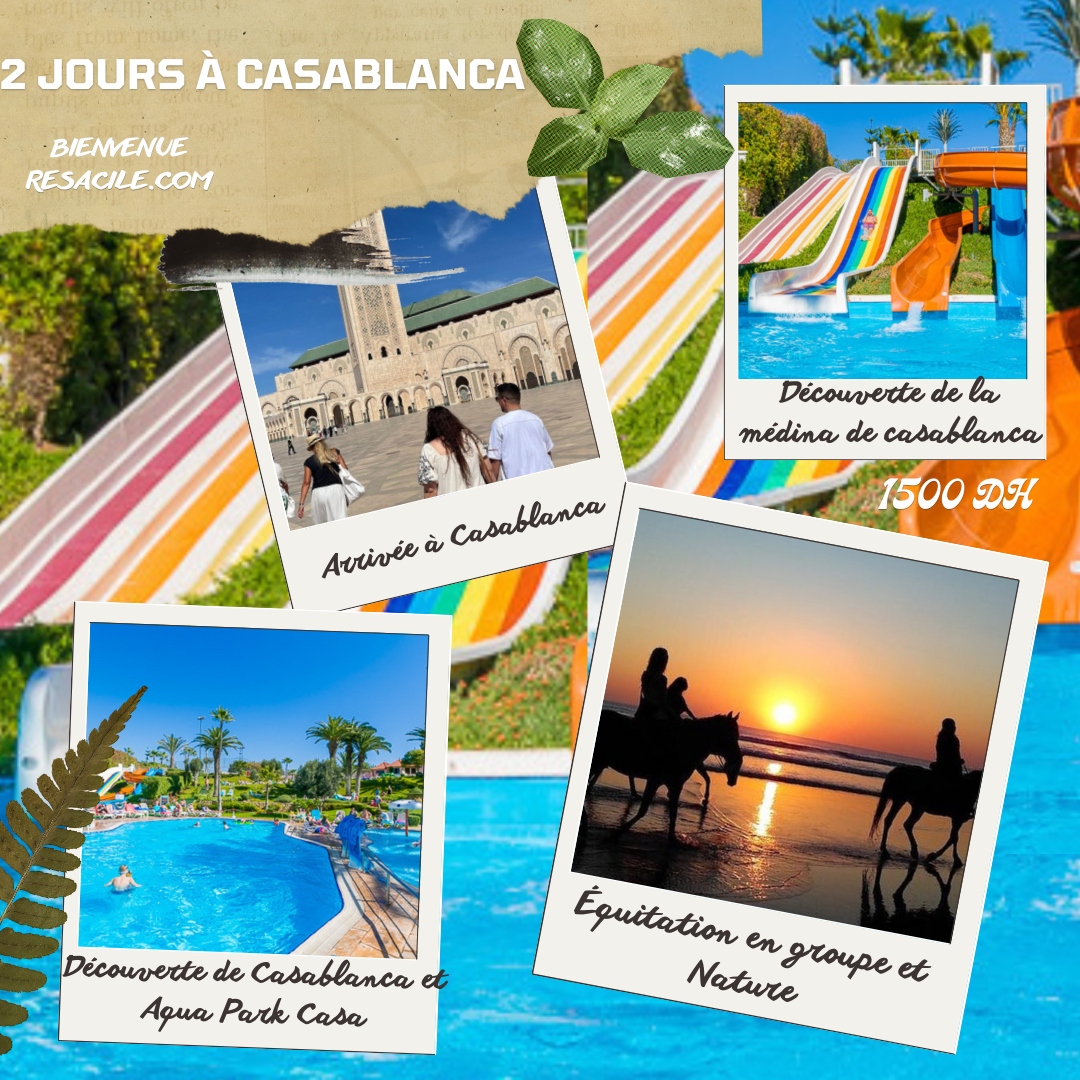 Casablanca : Aventures Aquatiques et Équitation