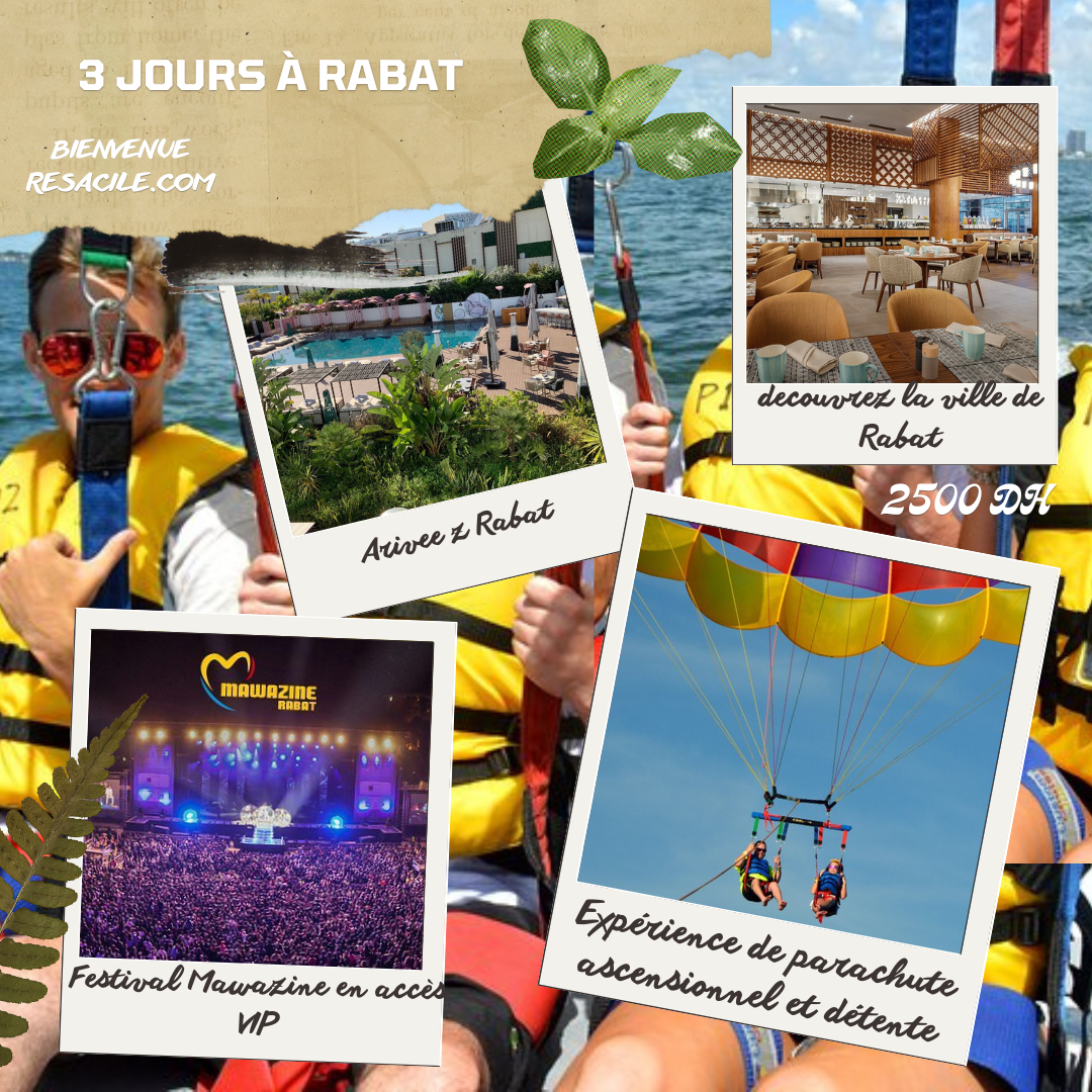 Rabat : Aventure Aérienne et Expérience VIP au Festival Mawazine