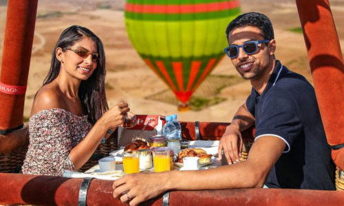 Petit-déjeuner Gastronomique en Montgolfière et Départ